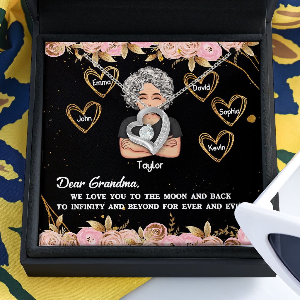 Dear Grandma - Personalized Mother's day Grandma Necklace