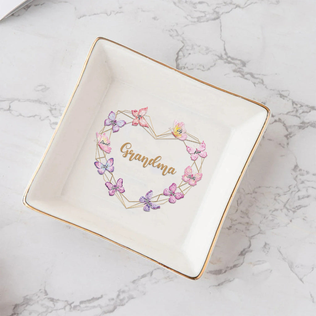 Grandma Mama - Personalized Mother's Day Grandma Jewelry Dish