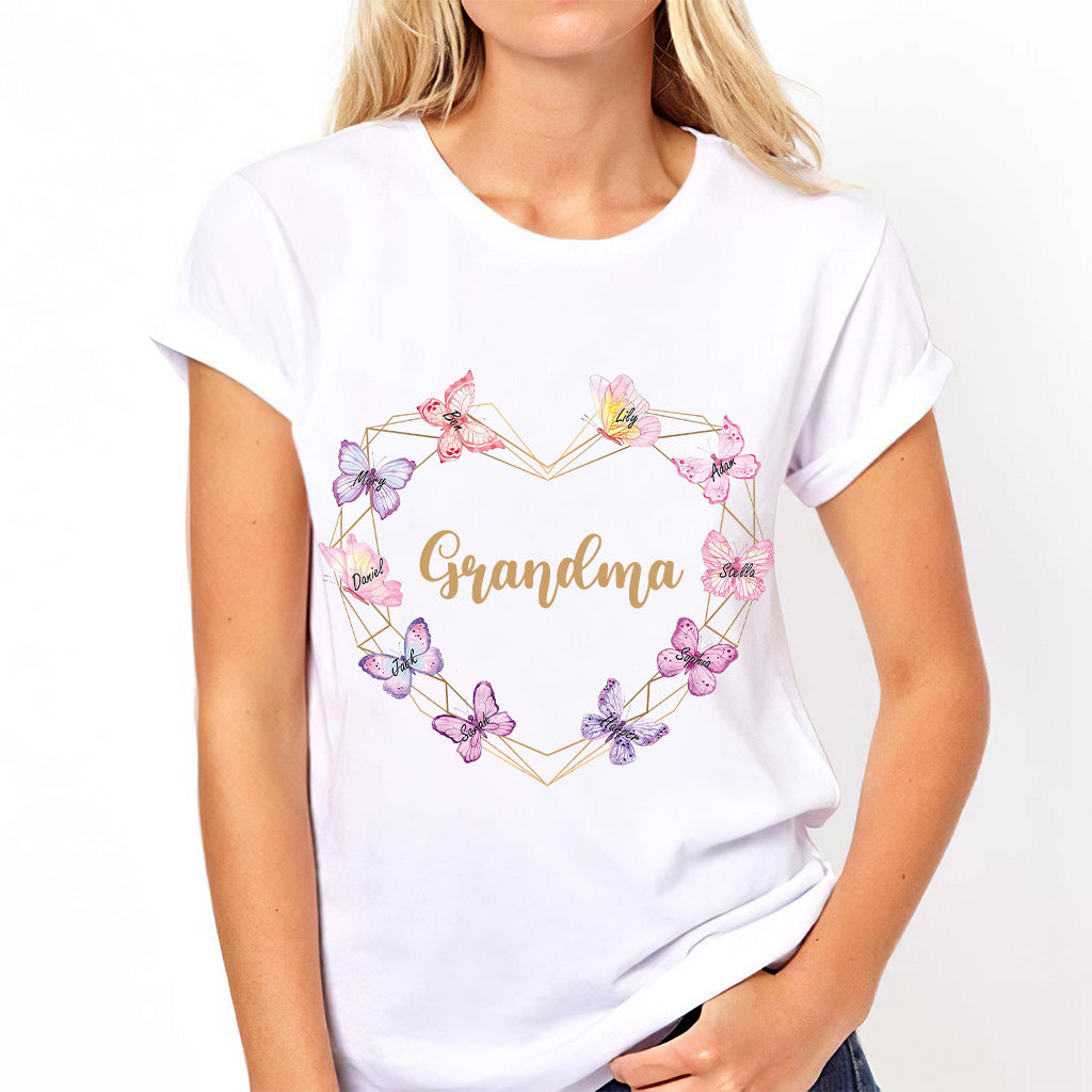 Grandma Mama - Personalized Mother's Day Grandma T-shirt and Hoodie