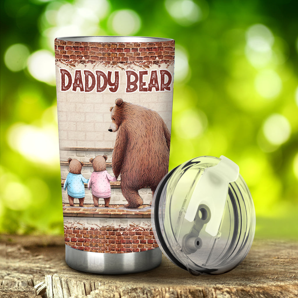 Papa Bear - Personalized Father's Day Father Tumbler