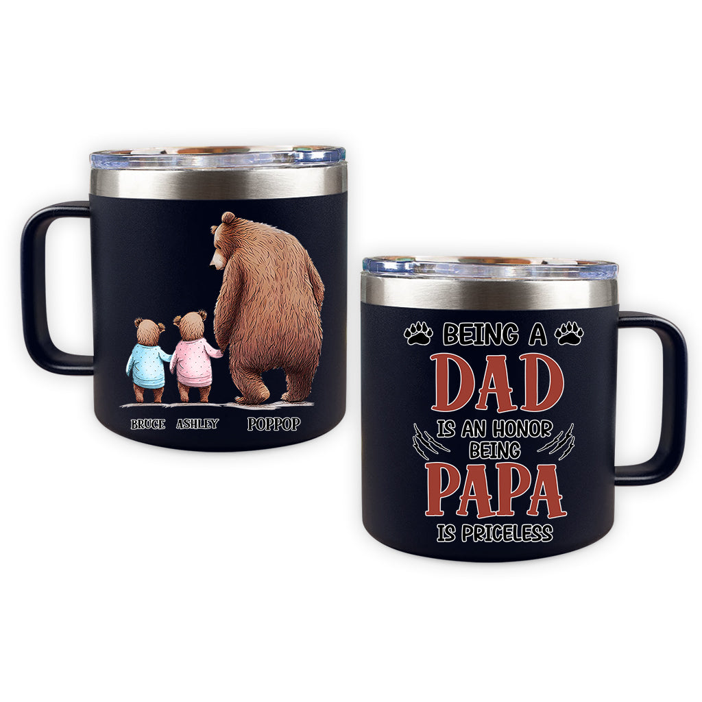 Legend Husband Daddy Grandpa, Personalized Tumbler Cup, Father's