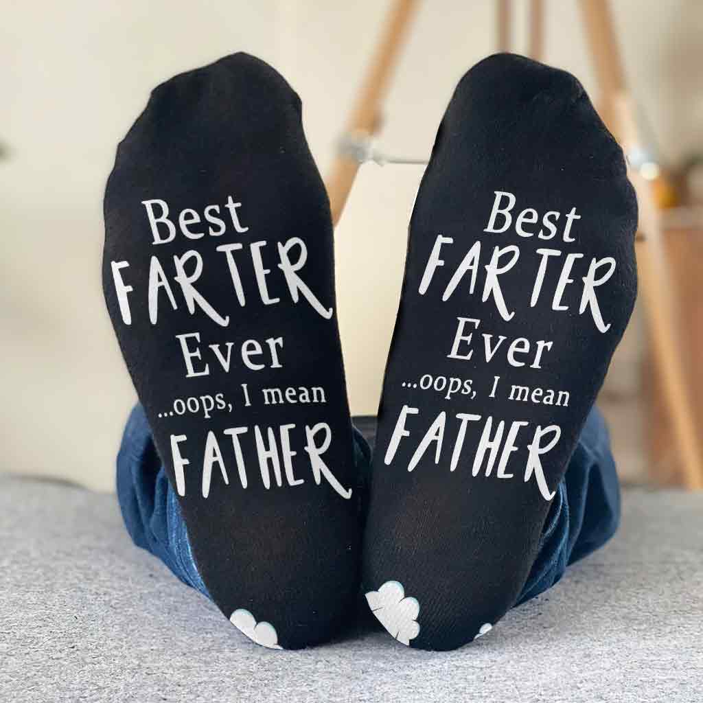 World's Best Farter - Personalized Father Socks