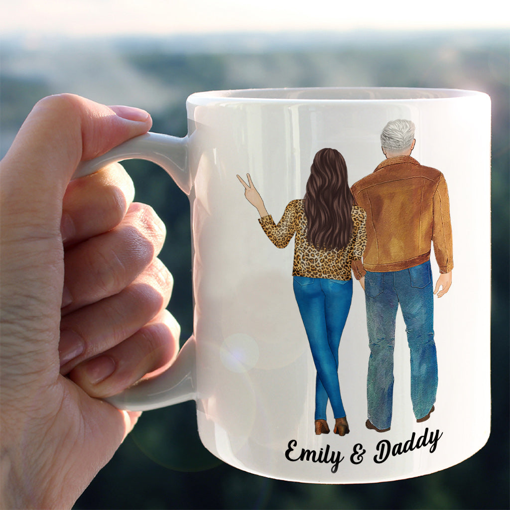 Like Father Like Daughter - Personalized Father Mug