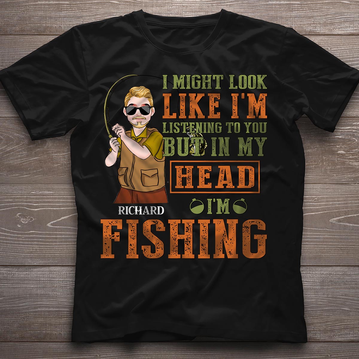 I Might Look Like - Personalized Fishing T-shirt and Hoodie