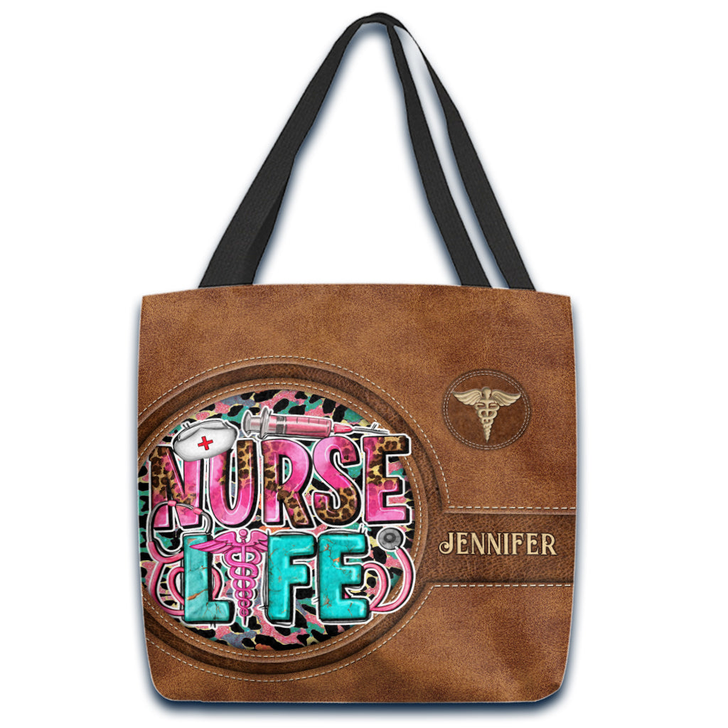 Nurse Life - Personalized Nurse Tote Bag