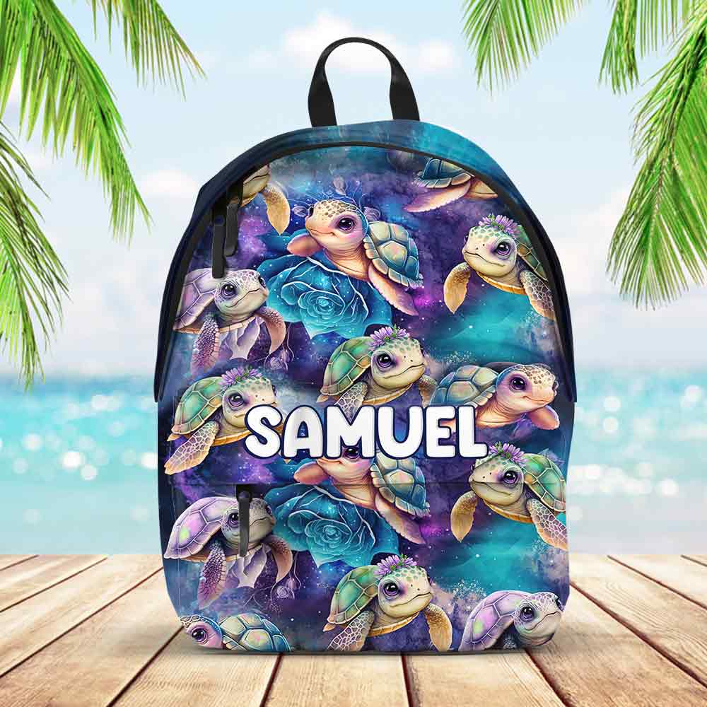 Cute Sea Turtle - Personalized Turtle Backpack
