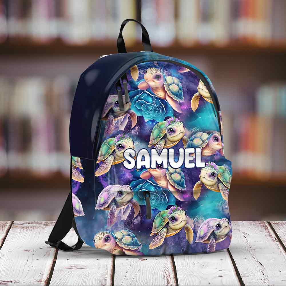 Cute Sea Turtle - Personalized Turtle Backpack