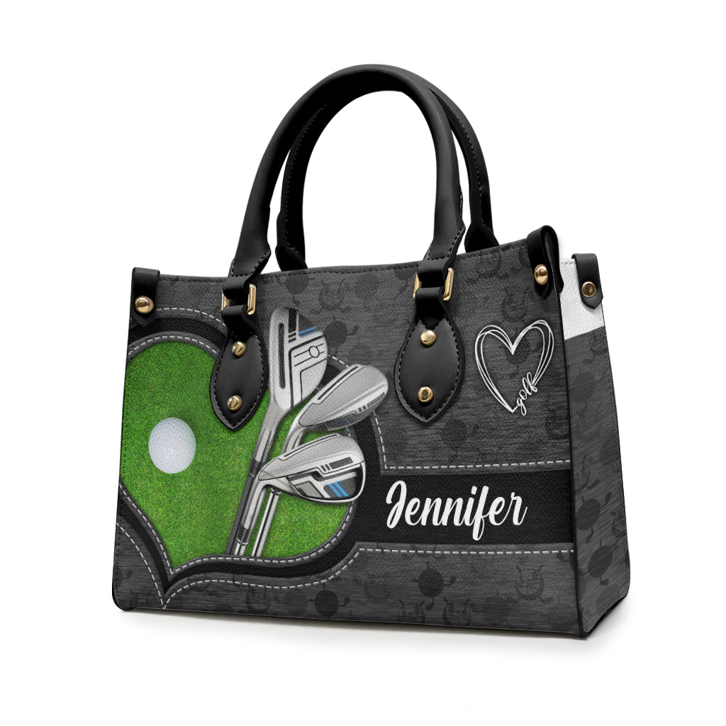 Love Golf - Personalized Golf Leather Handbag