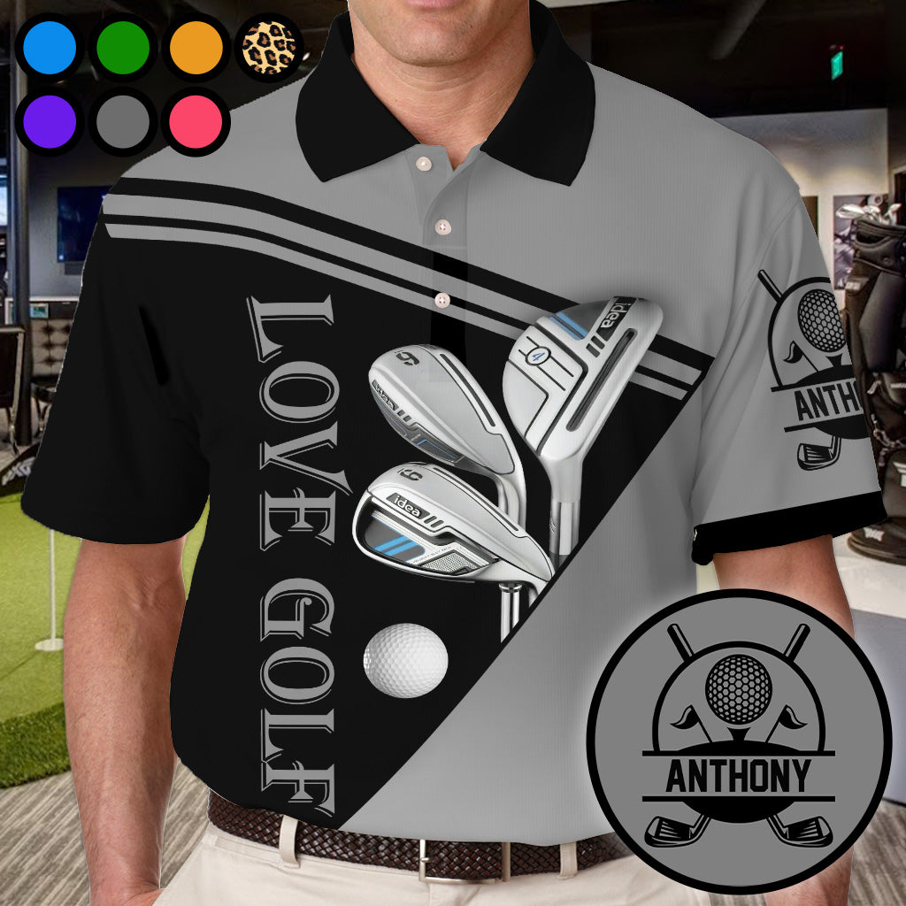 Love Golf - Personalized Golf Polo Shirt