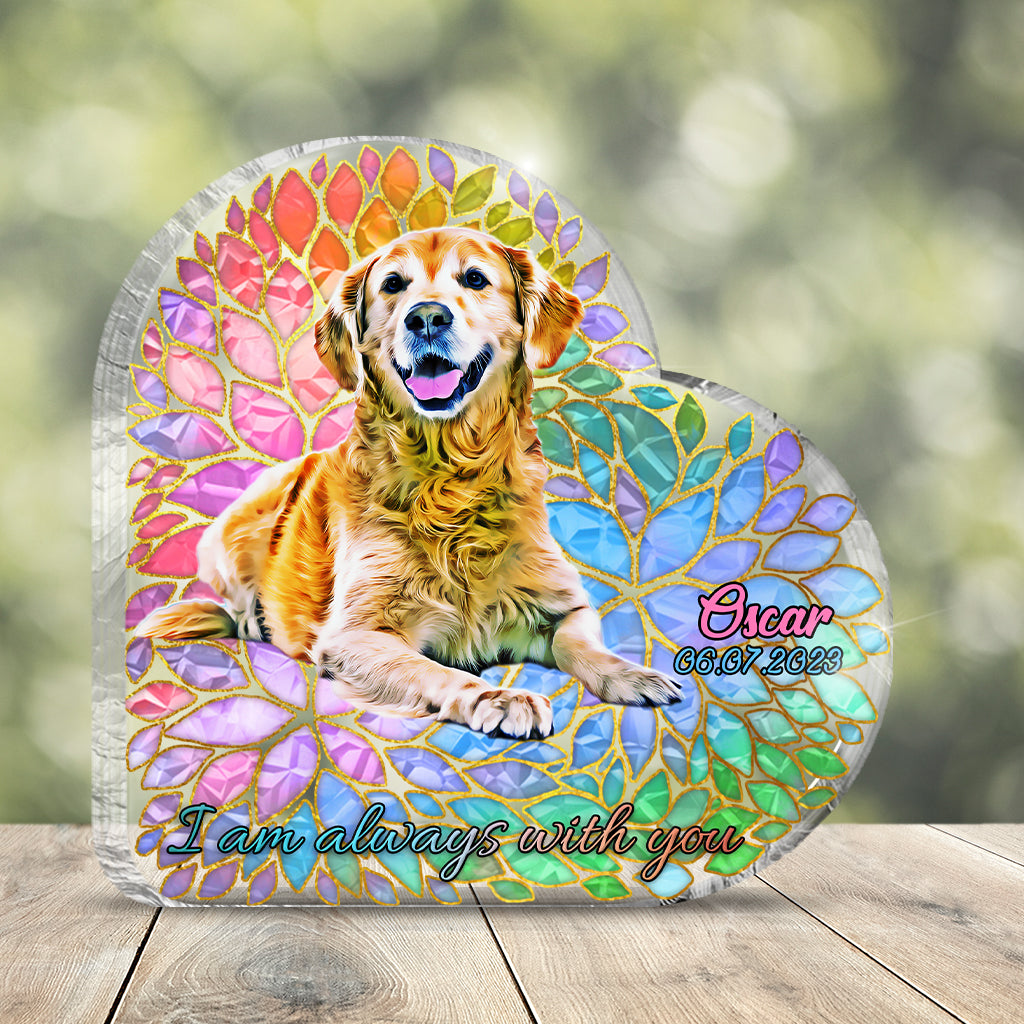 Discover I Am Always With You - Personalized Dog Custom Shaped Acrylic Plaque