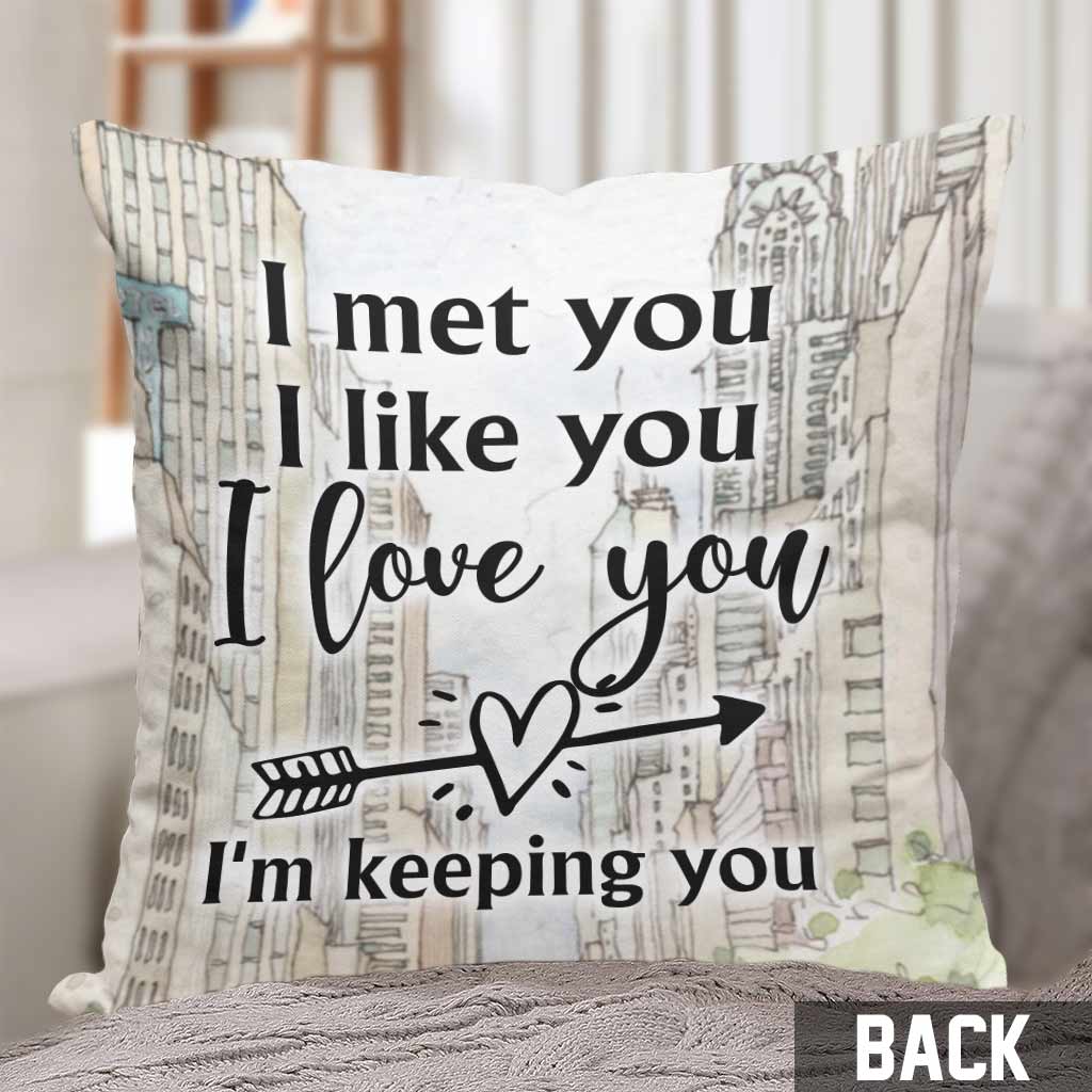 You're My Missing Puzzle - Personalized Couple Throw Pillow