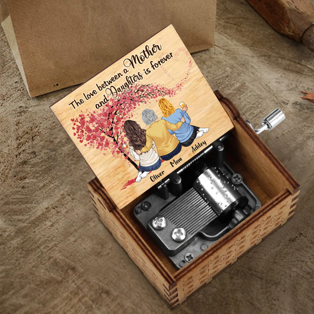 The Love - Personalized Mother's Day Mother Hand Crank Music Box