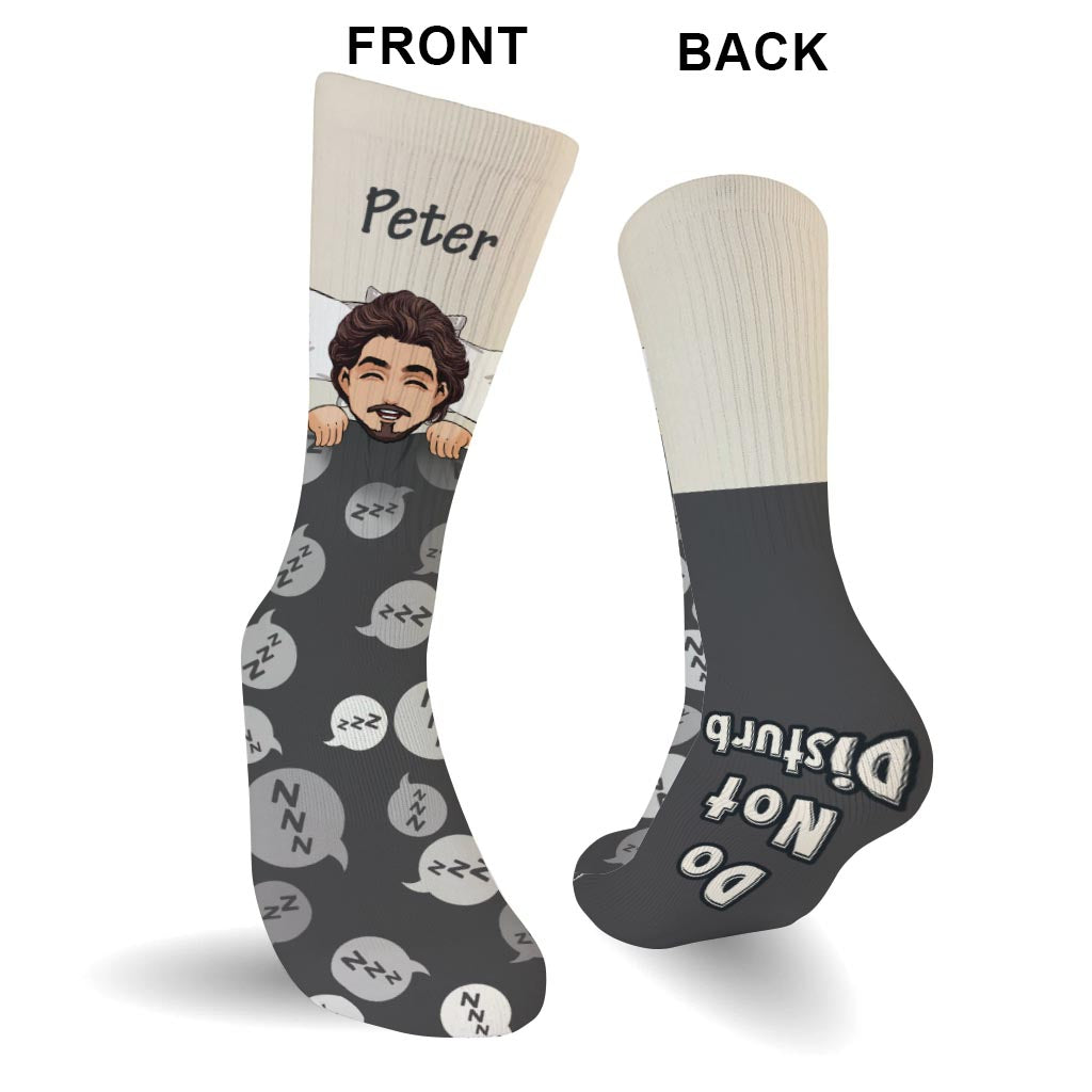 Dad Off Duty - Personalized Father's Day Father Socks