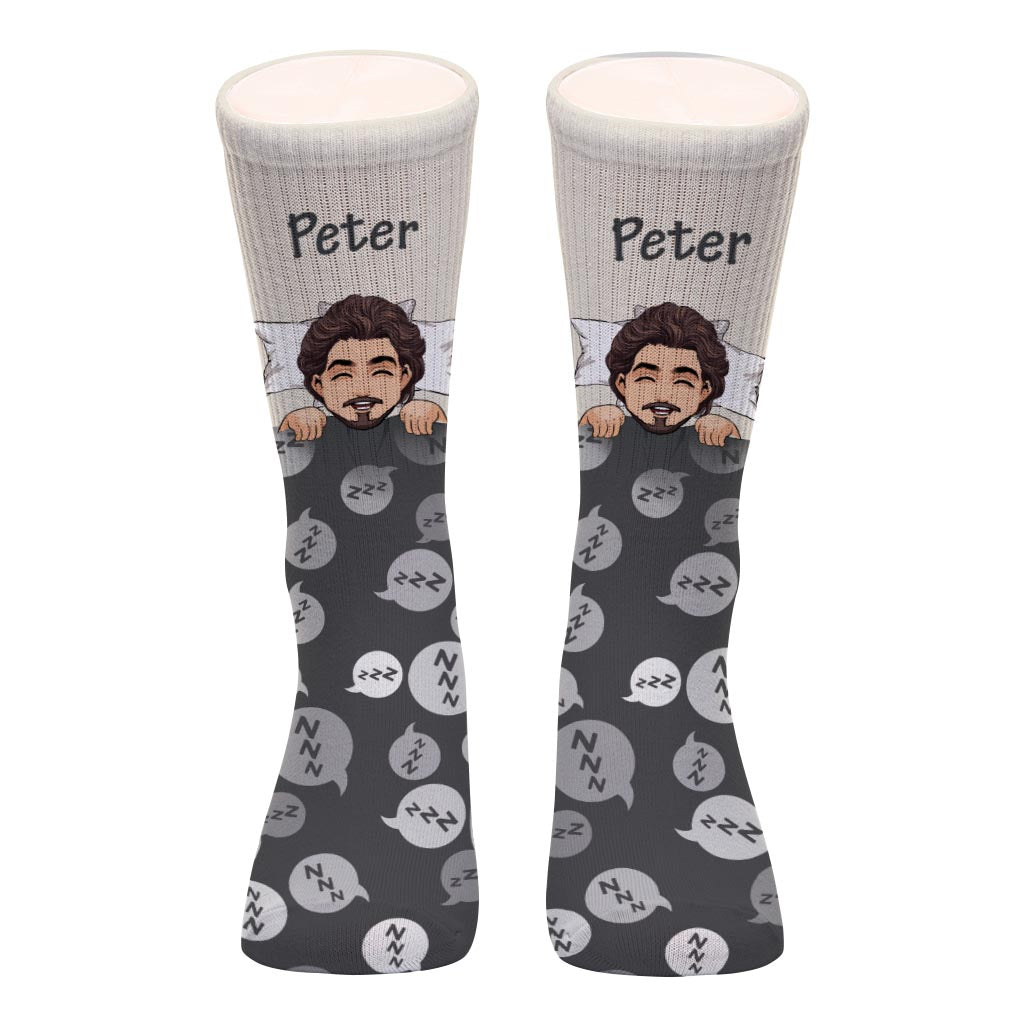 Dad Off Duty - Personalized Father's Day Father Socks