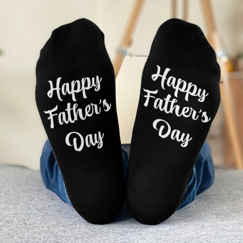 Disover Without Me - Gift for dad, mom - Personalized Socks