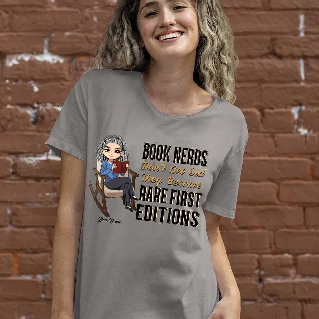 Book Nerds Don't Get Old - Personalized T-shirt and Hoodie