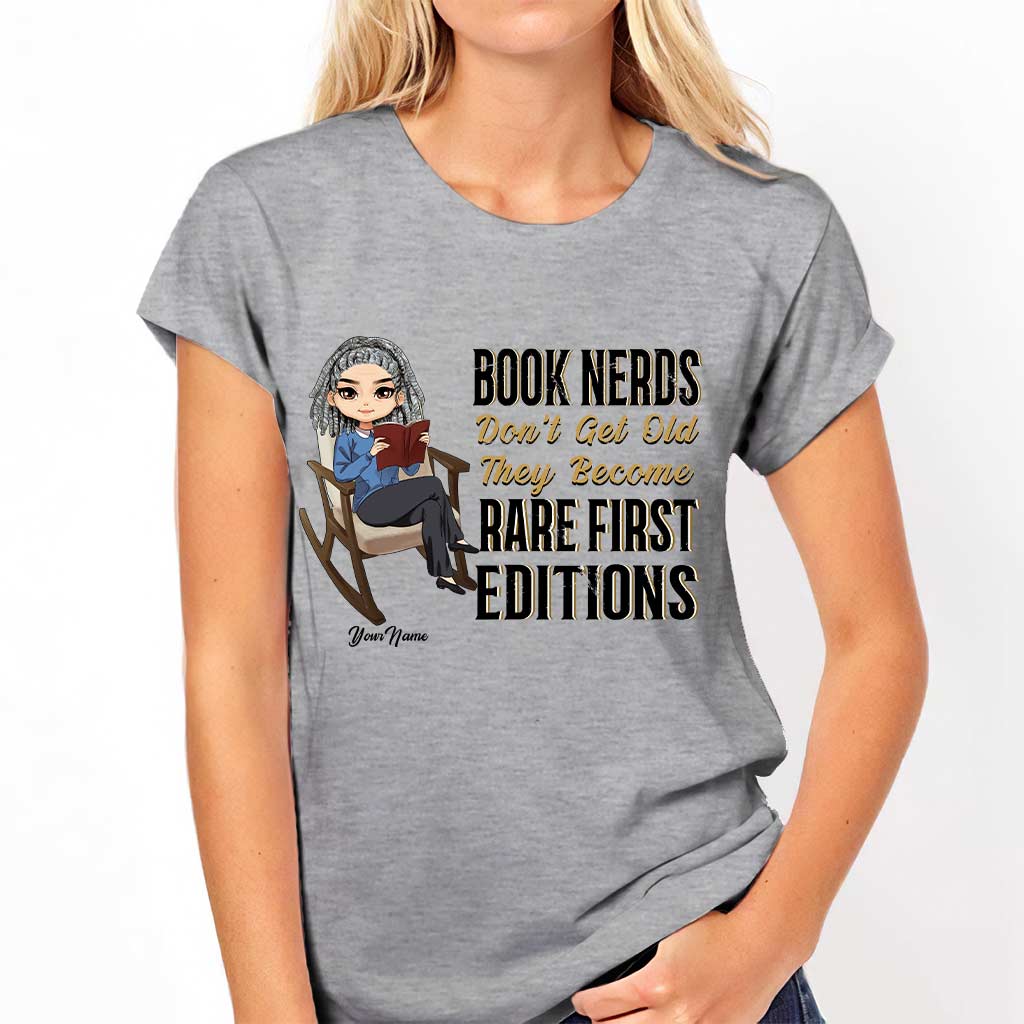 Book Nerds Don't Get Old - Personalized T-shirt and Hoodie