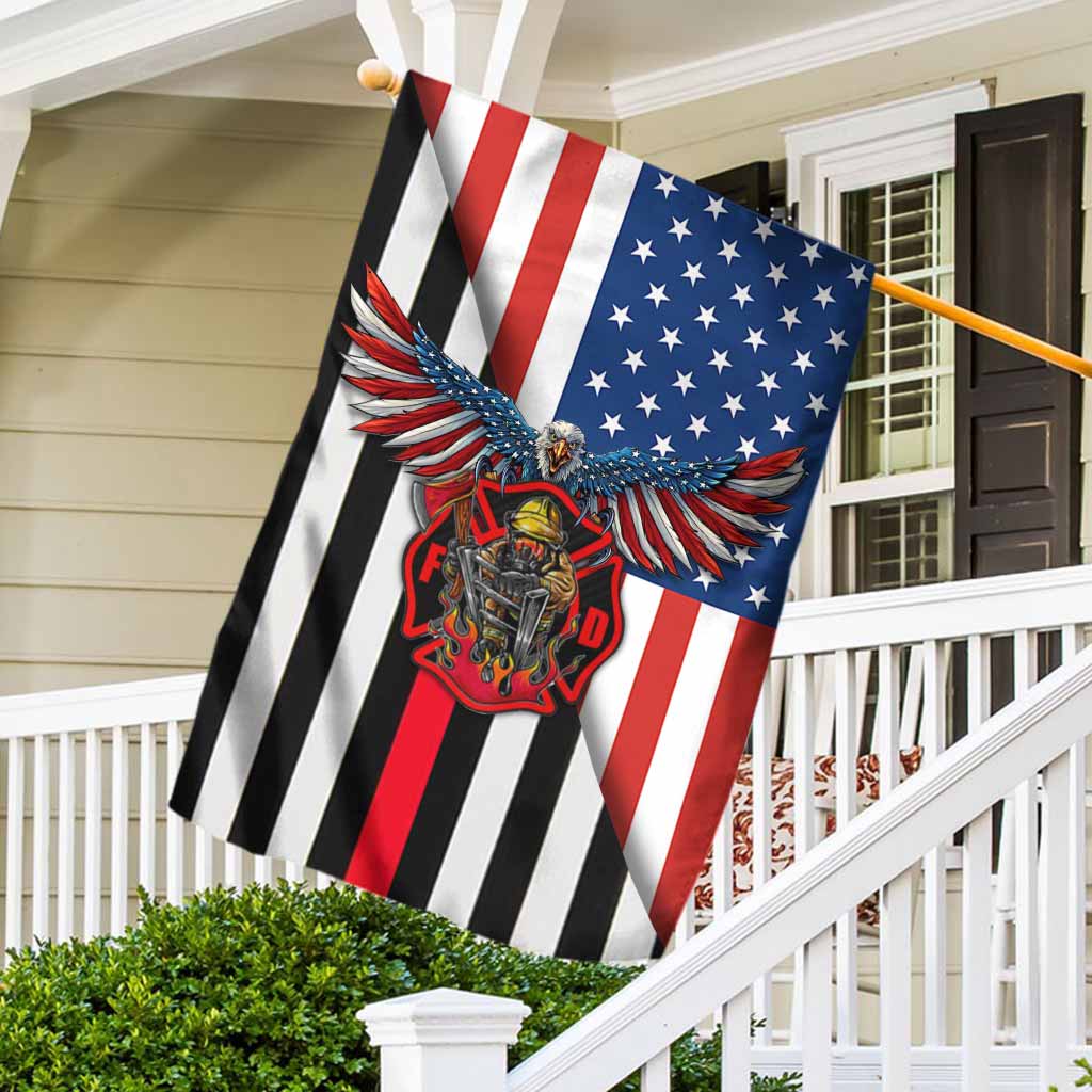 Firefighter House Flag