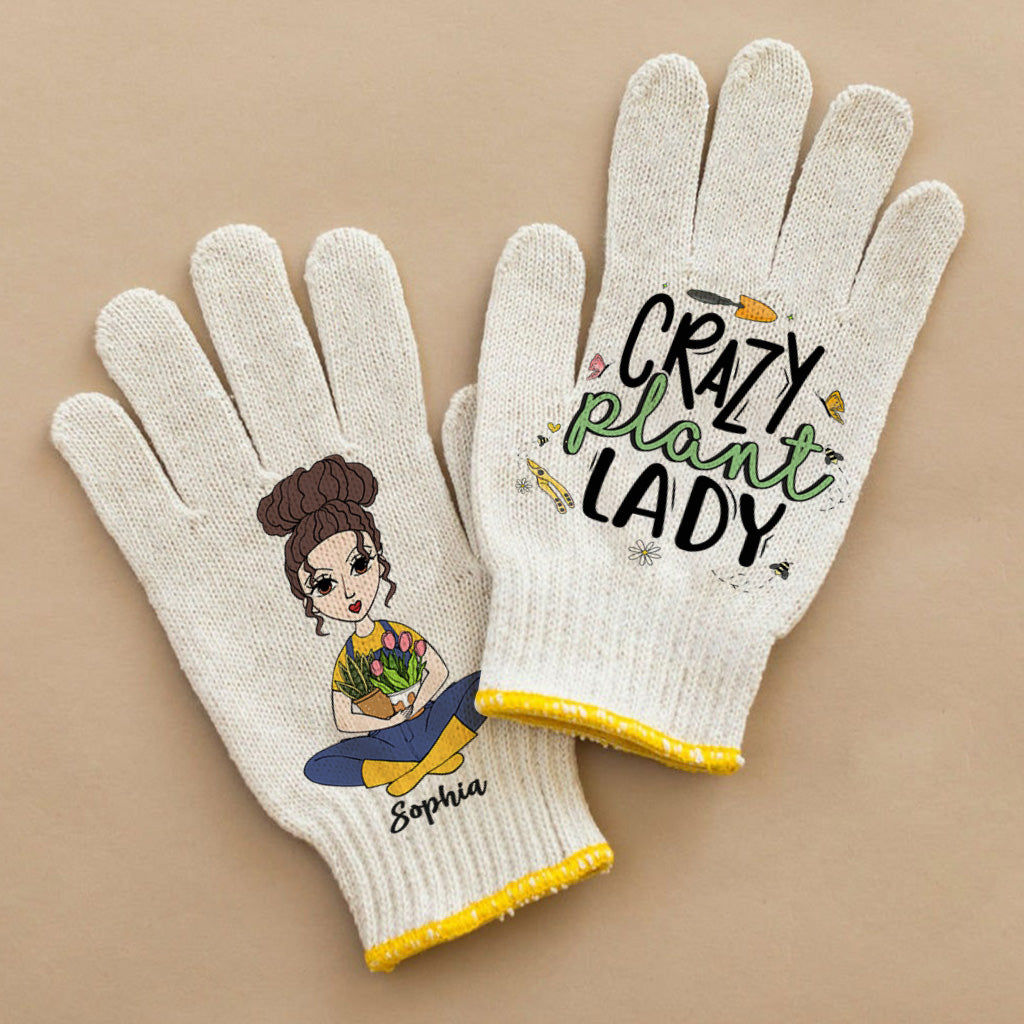 Just A Girl Who Loves Gardening - Personalized Gardening Garden Gloves