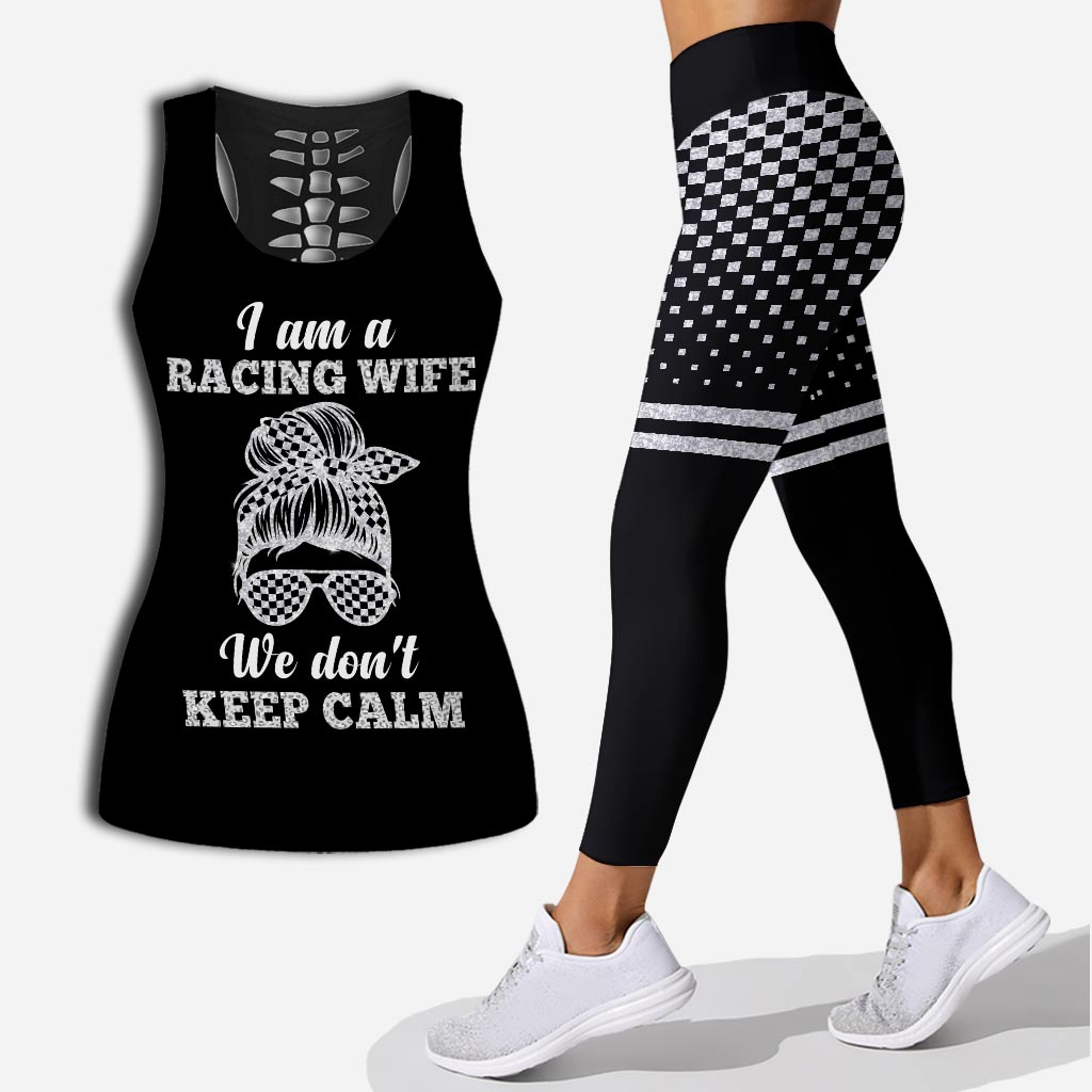 I'm A Racing Wife - Racing Hollow Tank Top and Leggings