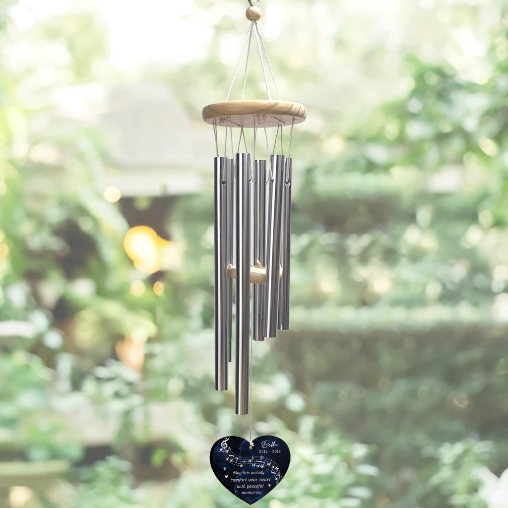 May This Melody Comfort You - Personalized Dog Wind Chime