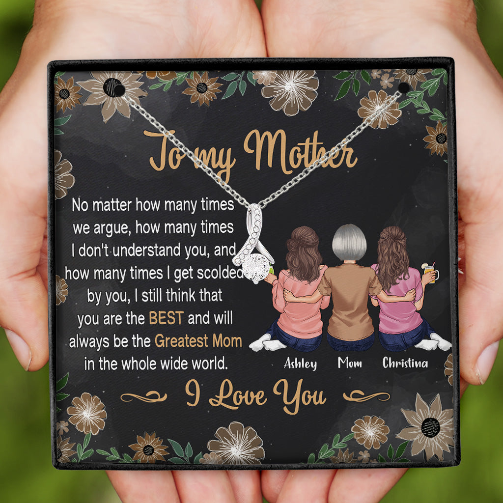 You Are The Greatest Mom In The Whole World - Personalized Mother's Day Mother Necklace