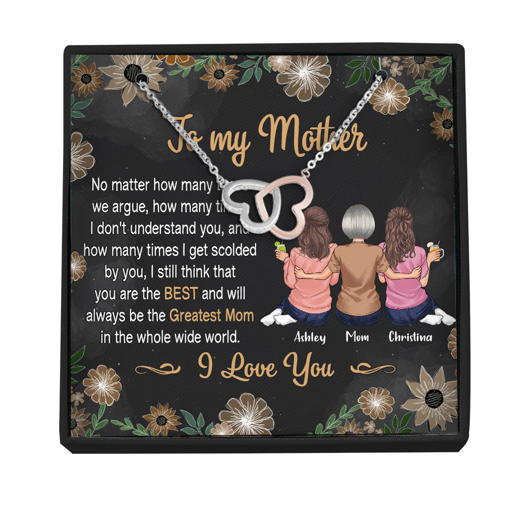 You Are The Greatest Mom In The Whole World - Personalized Mother's Day Mother Necklace