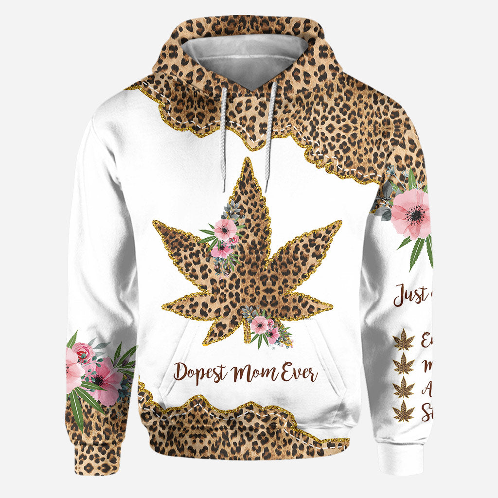 Dopest Mom Ever - Personalized Mother's Day Weed Hoodie and Leggings