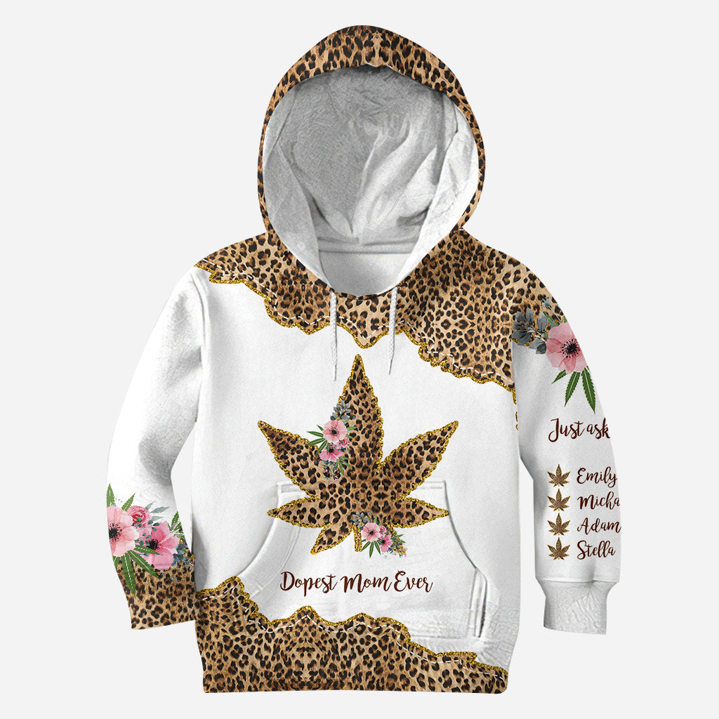 Dopest Mom Ever - Personalized Mother's Day Weed Hoodie and Leggings