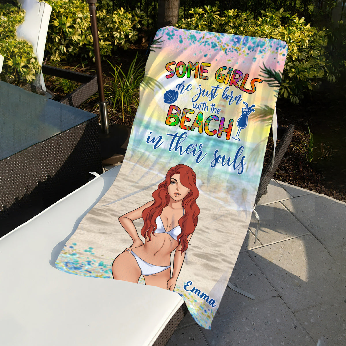 The Ocean Is Calling - Personalized Sea Lover Beach Towel