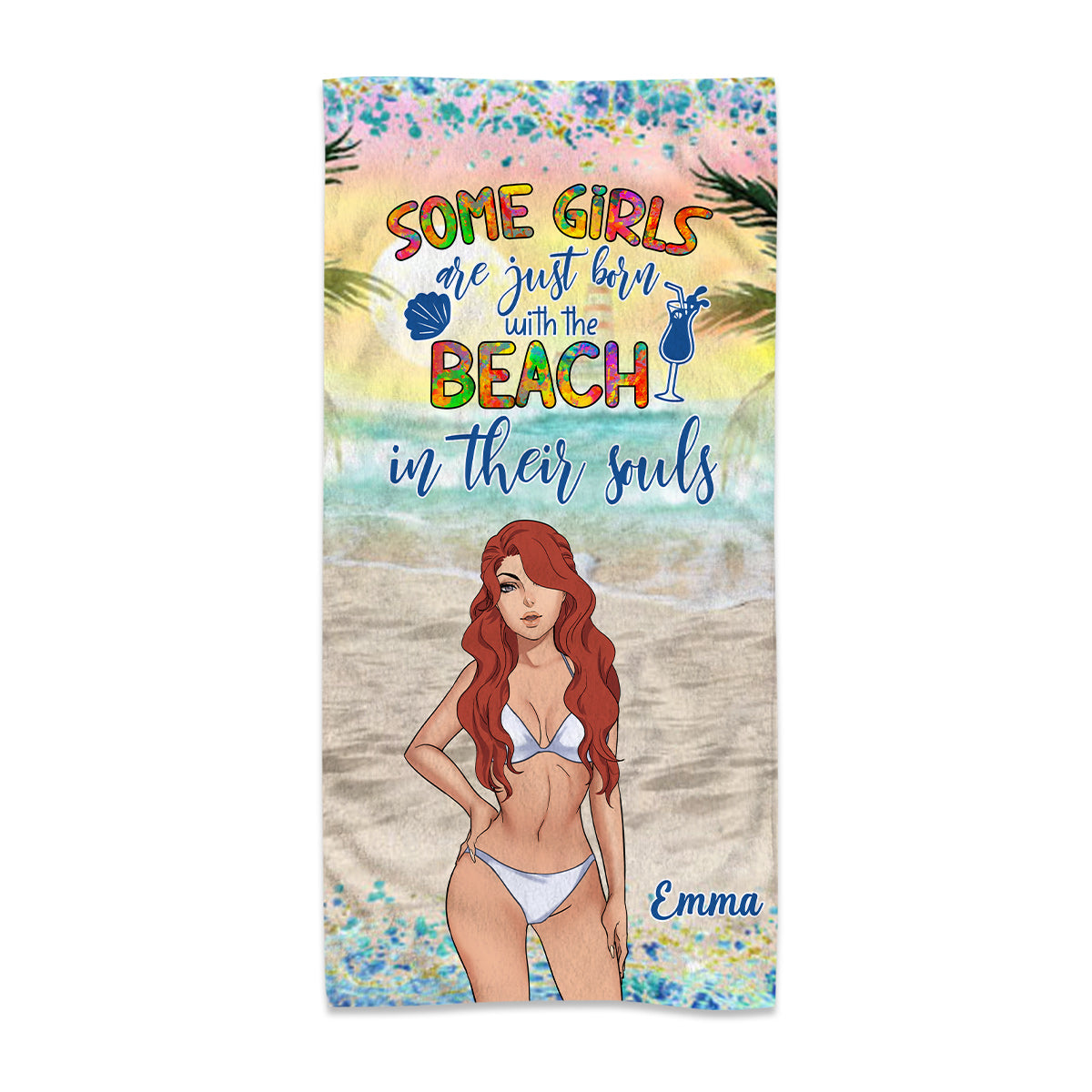 The Ocean Is Calling - Personalized Sea Lover Beach Towel