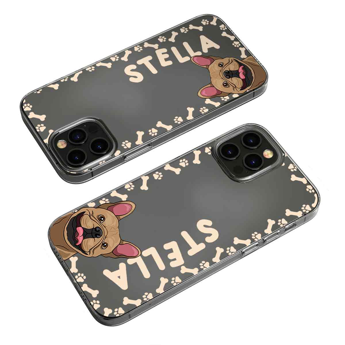 Life Is Better With Pets - Personalized Dog Clear Phone Case