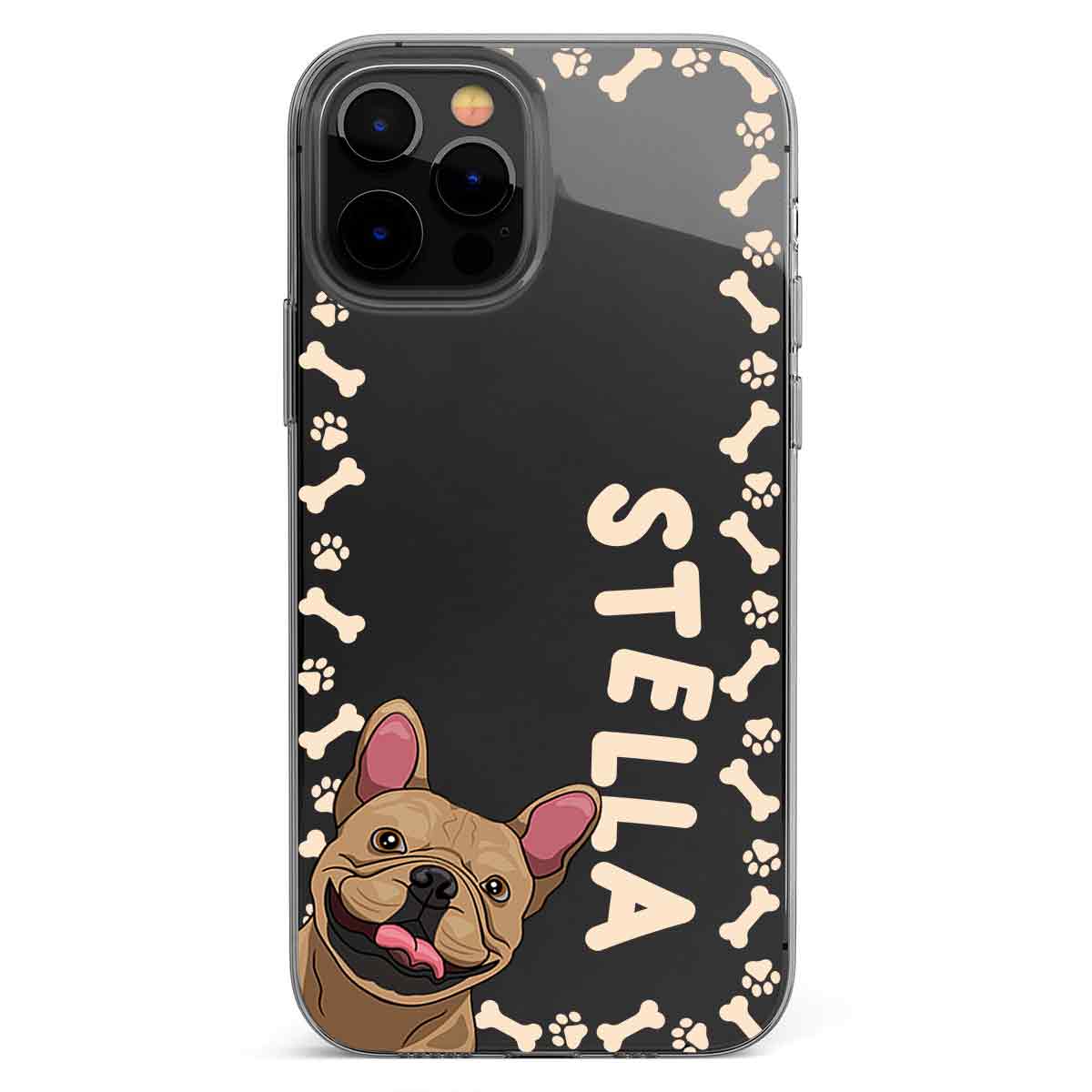 Life Is Better With Pets - Personalized Dog Clear Phone Case