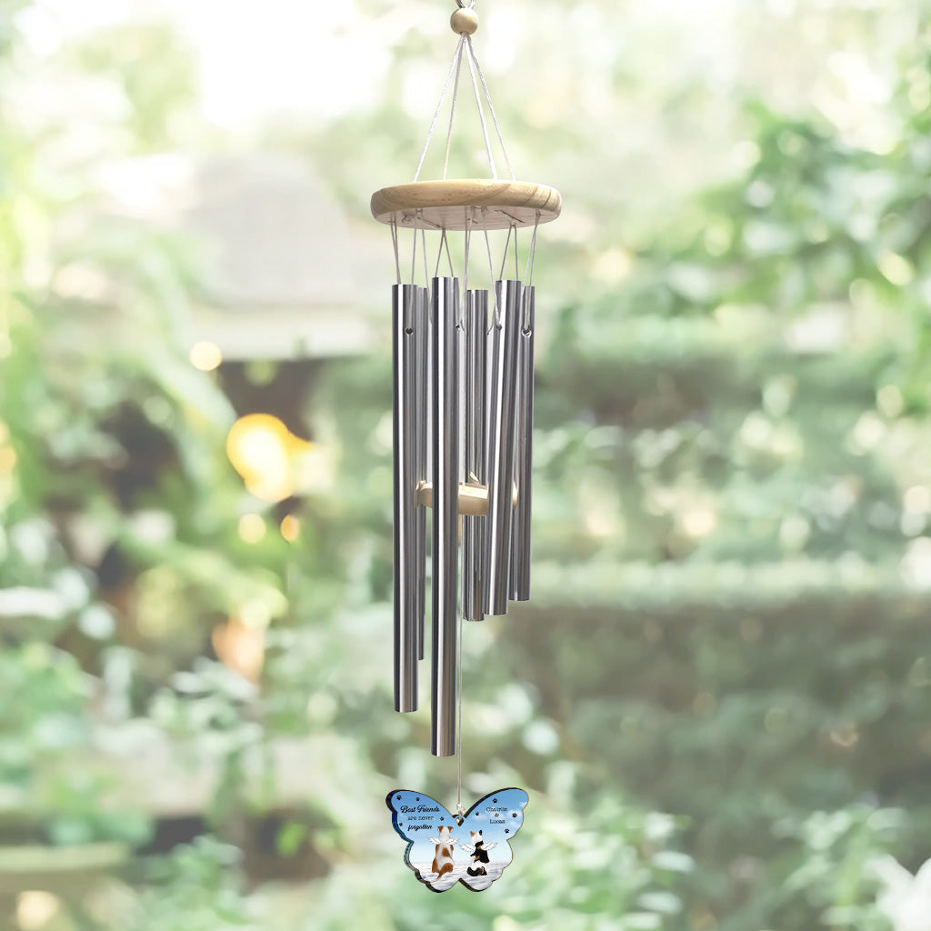 Best Friends Are Never Forgotten - Personalized Dog Wind Chime
