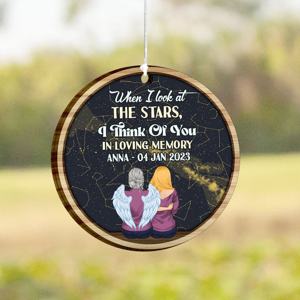 When I Look At The Stars - Personalized Memorial Wind Chime