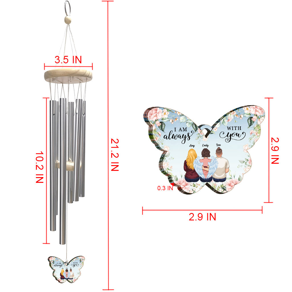 I'm Always With You - Personalized Memorial Wind Chime