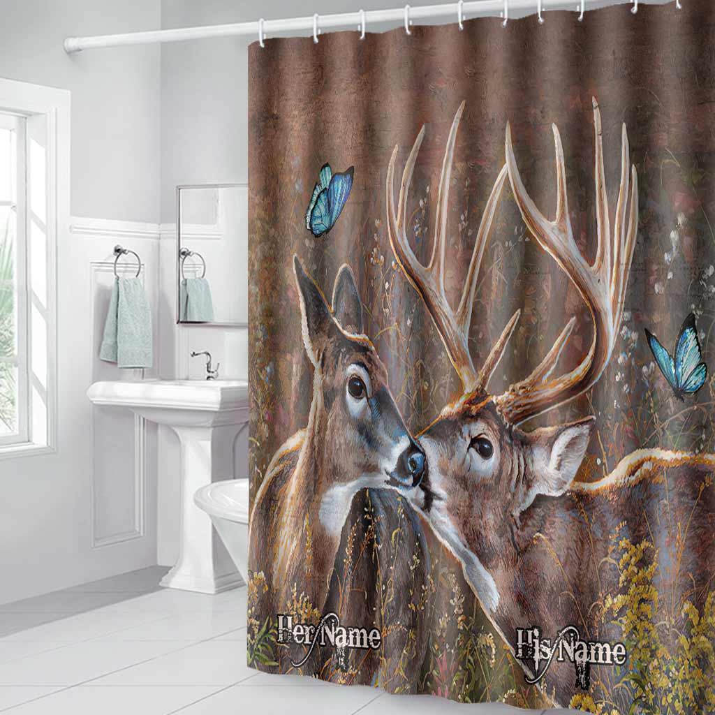 You And Me We Got This - Personalized Hunting Bathroom Curtain & Mats Set