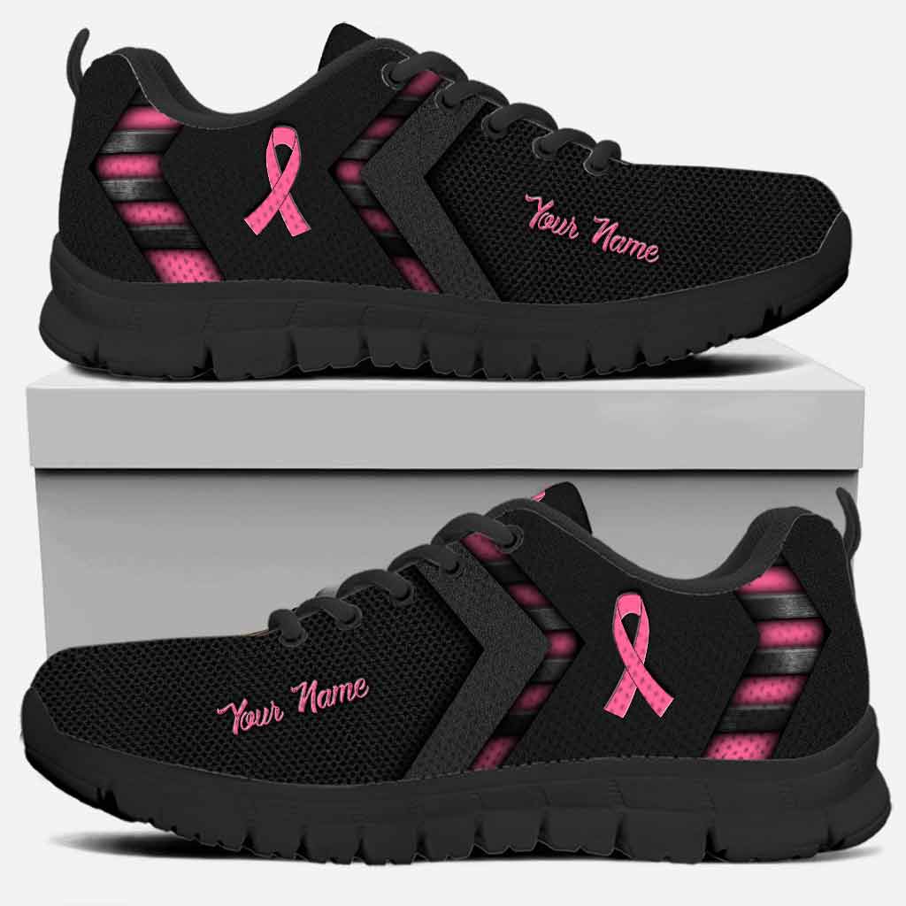 You'll Never Walk Alone - Breast Cancer Awareness Personalized Sneakers