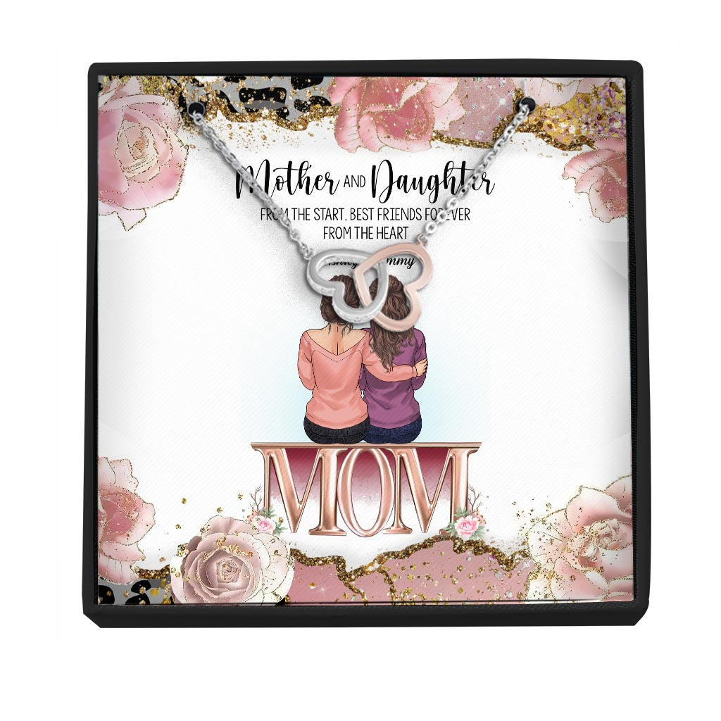 I Love You To The Moon And Back - Personalized Mother's Day Mother Necklace