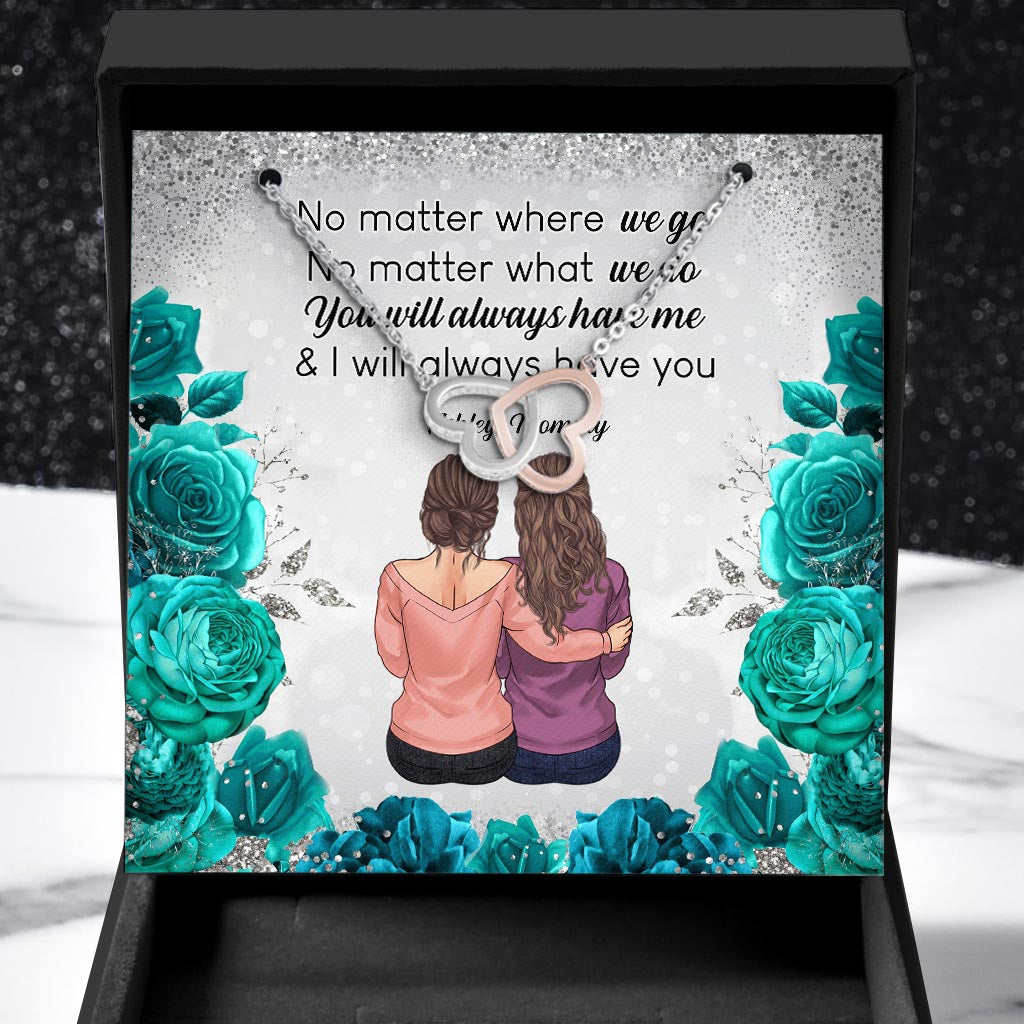 I Love You To The Moon And Back - Personalized Mother's Day Mother Necklace