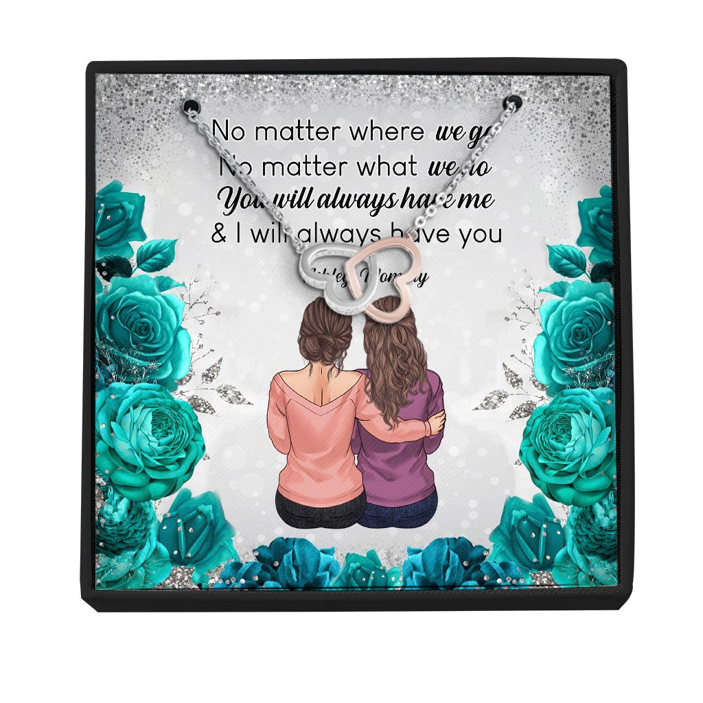 I Love You To The Moon And Back - Personalized Mother's Day Mother Necklace