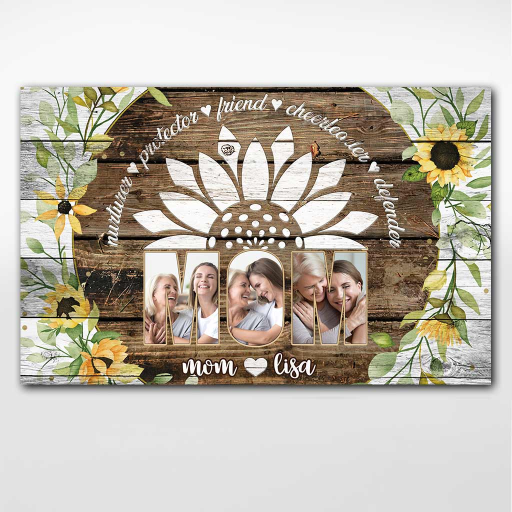 Mom Nurturer Protector Friend - Personalized Mother's Day Poster