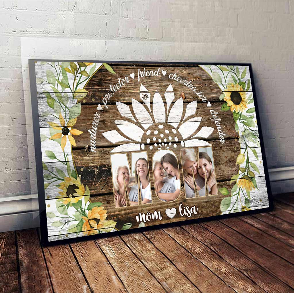 Mom Nurturer Protector Friend - Personalized Mother's Day Poster