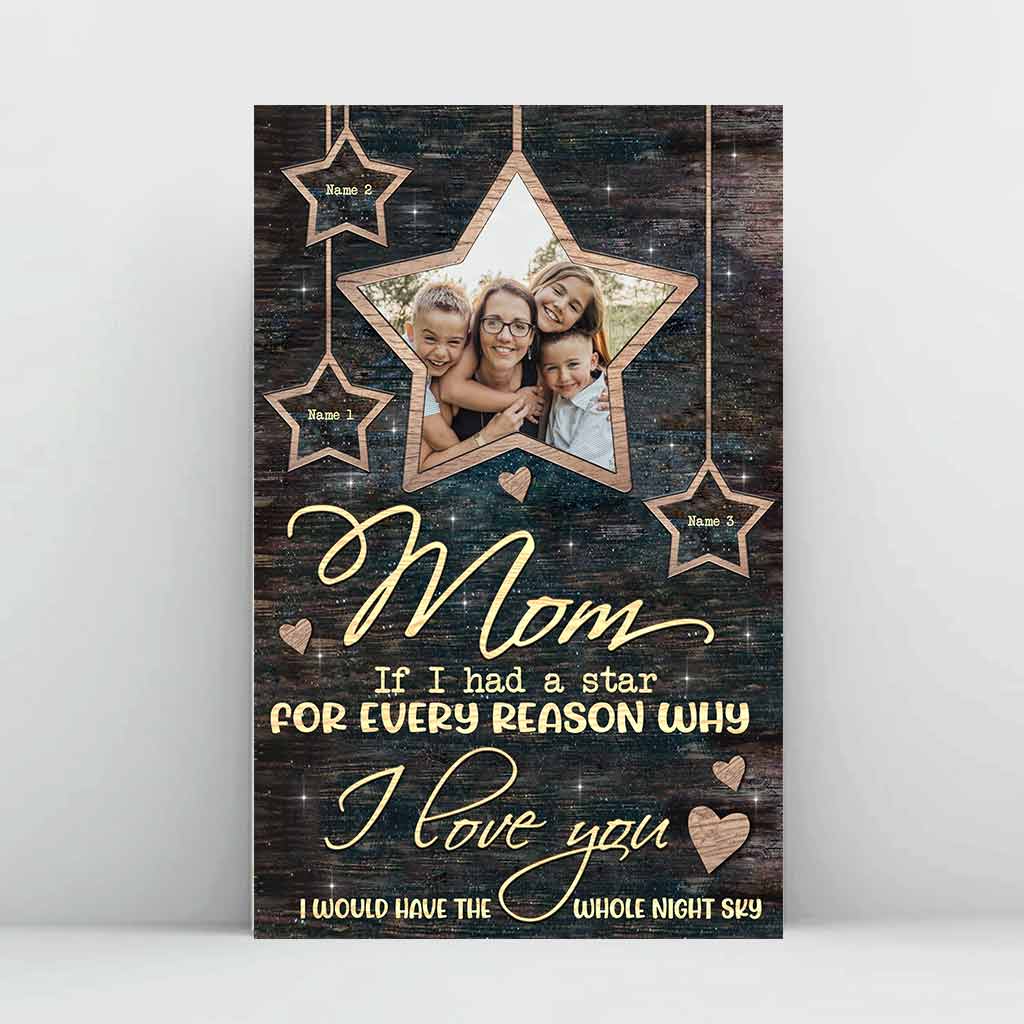 Mom If I Had A Star - Personalized Mother's Day Poster
