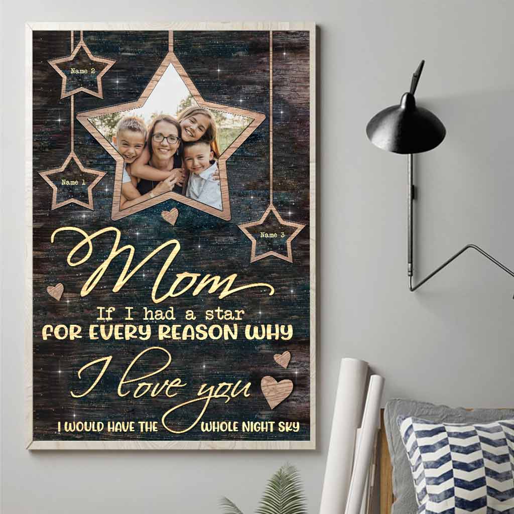 Mom If I Had A Star - Personalized Mother's Day Poster