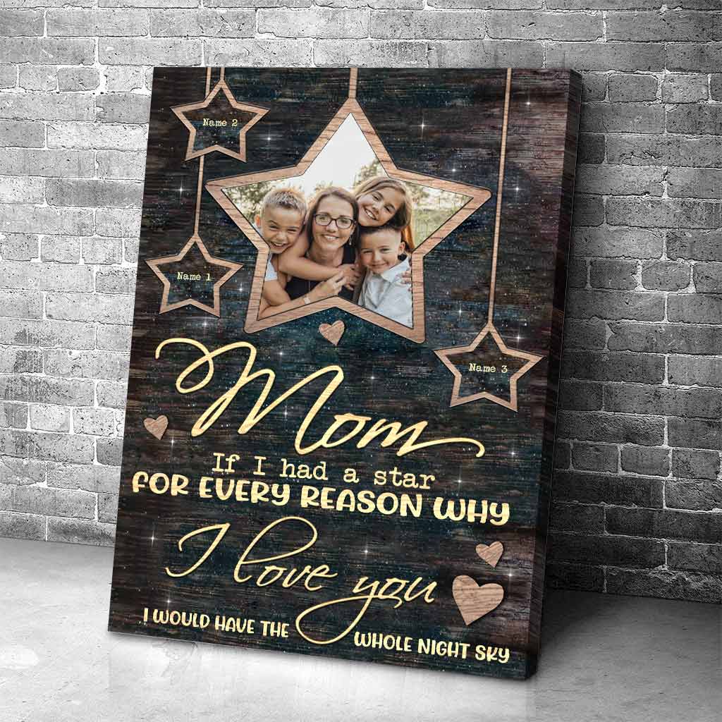 Mom If I Had A Star - Personalized Mother's Day Poster