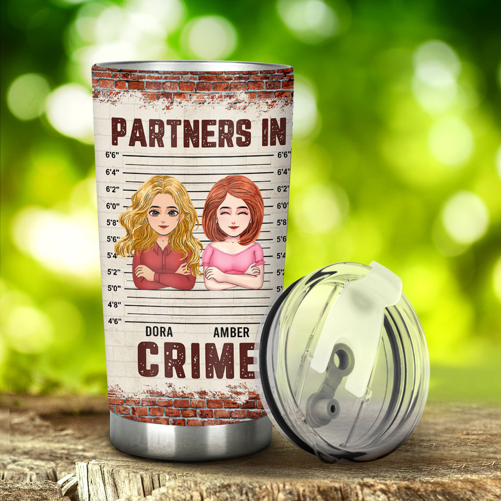 Partner In Crime - Personalized Bestie Tumbler