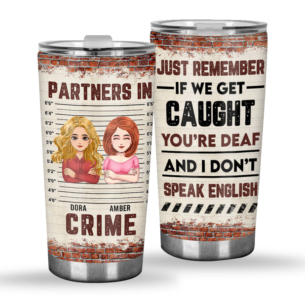 Partner In Crime - Personalized Bestie Tumbler