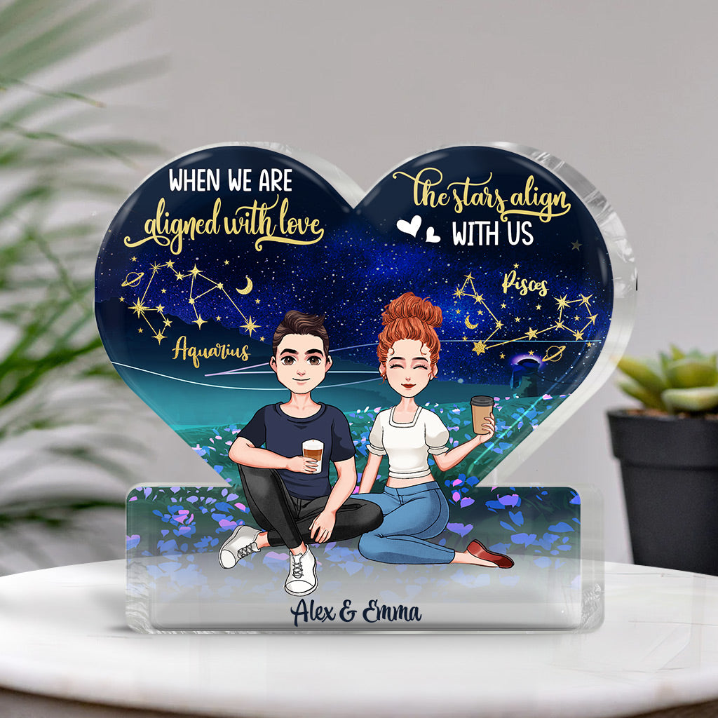 I Love You To The Moon - Personalized Couple Couple Custom Shaped Acrylic Plaque