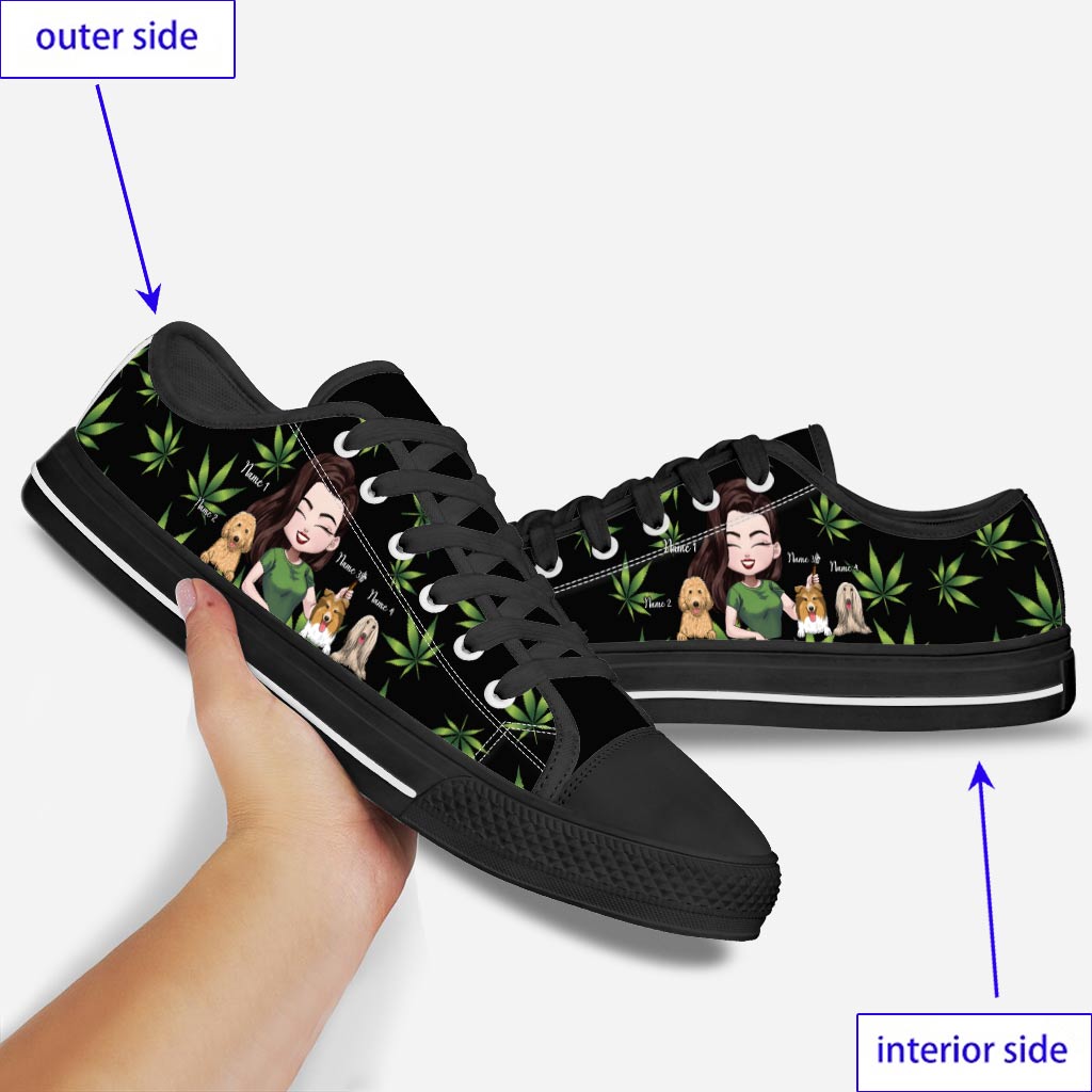 I Like Dogs - Personalized Dog Low Top Shoes